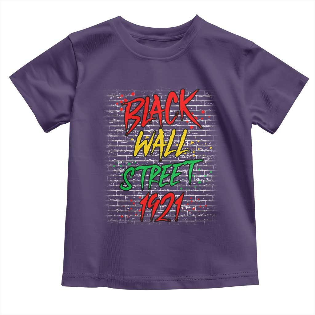 Black Wall Street 1921 Toddler T Shirt Tulsa Oklahoma Black History