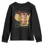 Juneteenth Youth Sweatshirt Black Leaders African American Heritage 1865