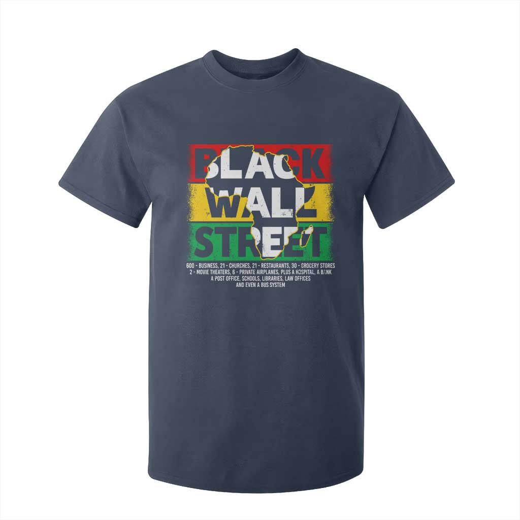 Black Wall Street T Shirt For Kid Tulsa Oklahoma Black History Month Vintage Africa Map