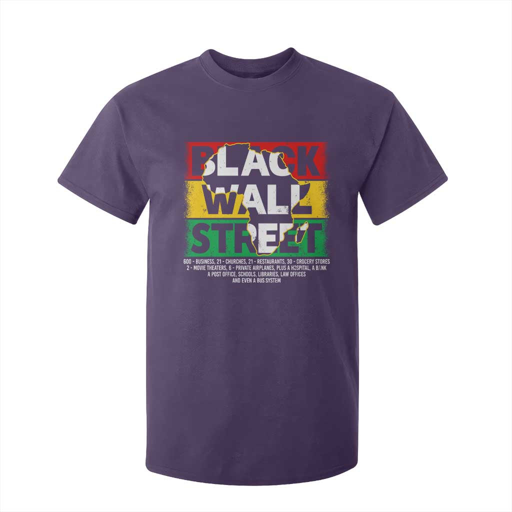 Black Wall Street T Shirt For Kid Tulsa Oklahoma Black History Month Vintage Africa Map