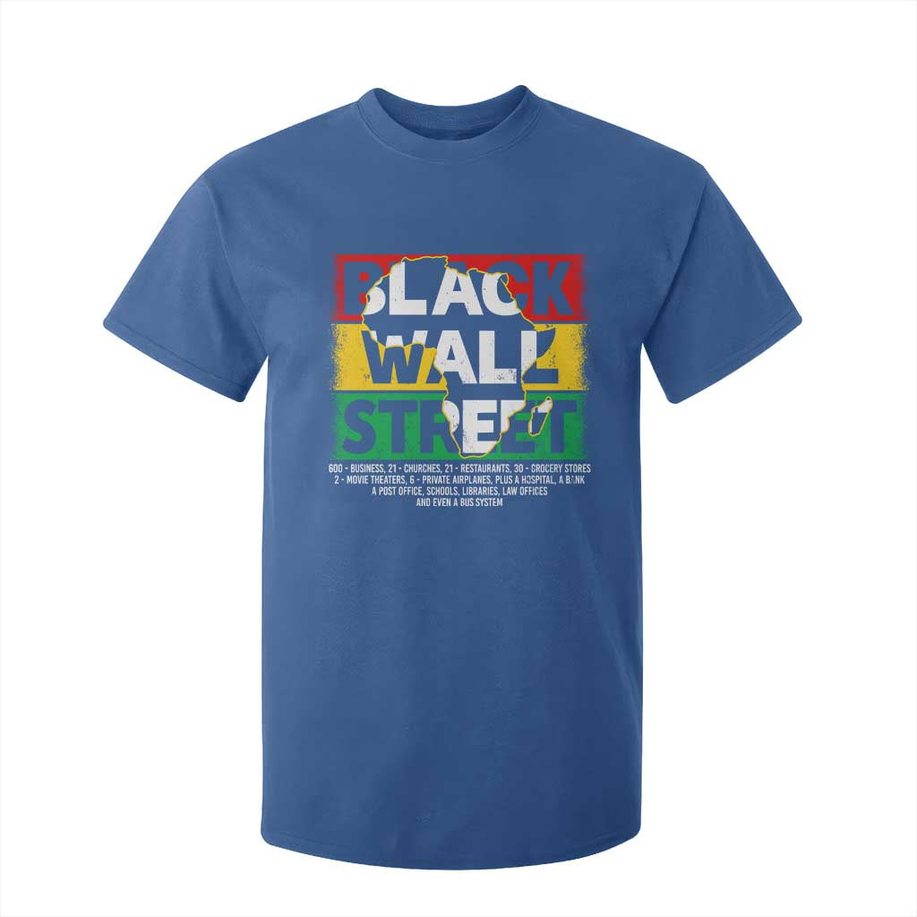 Black Wall Street T Shirt For Kid Tulsa Oklahoma Black History Month Vintage Africa Map