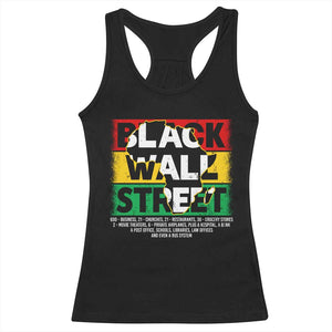 Black Wall Street Racerback Tank Top Tulsa Oklahoma Black History Month Vintage Africa Map