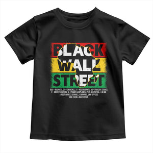 Black Wall Street Toddler T Shirt Tulsa Oklahoma Black History Month Vintage Africa Map