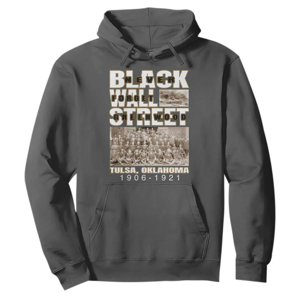 Never Forget Greenwood Black Wall Street Hoodie Black History