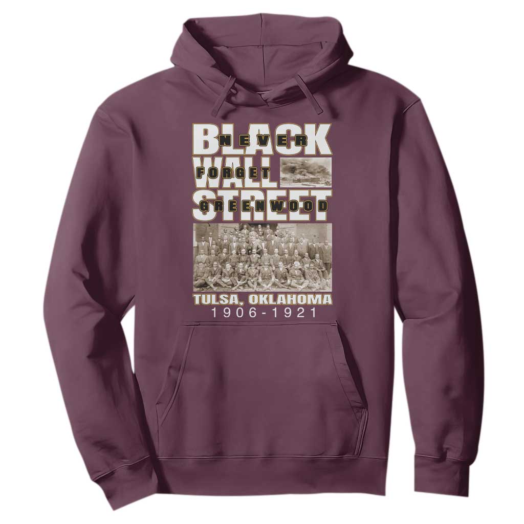 Never Forget Greenwood Black Wall Street Hoodie Black History