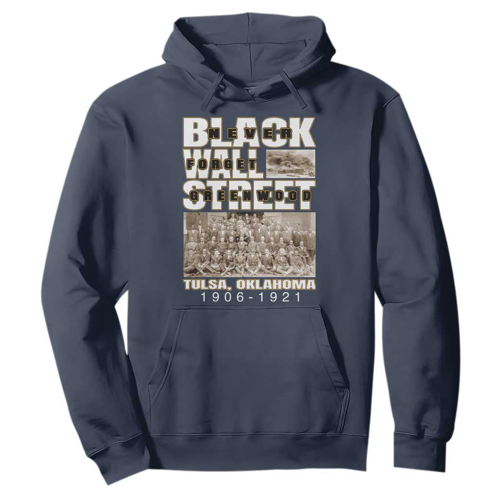 Never Forget Greenwood Black Wall Street Hoodie Black History