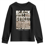 Never Forget Greenwood Black Wall Street Youth Sweatshirt Black History