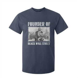 Founder Of Black Wall Street O.W. Gurley T Shirt For Kid Black History Month African American Heritage