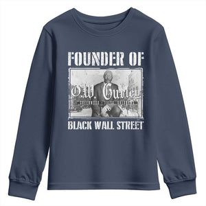 Founder Of Black Wall Street O.W. Gurley Youth Sweatshirt Black History Month African American Heritage