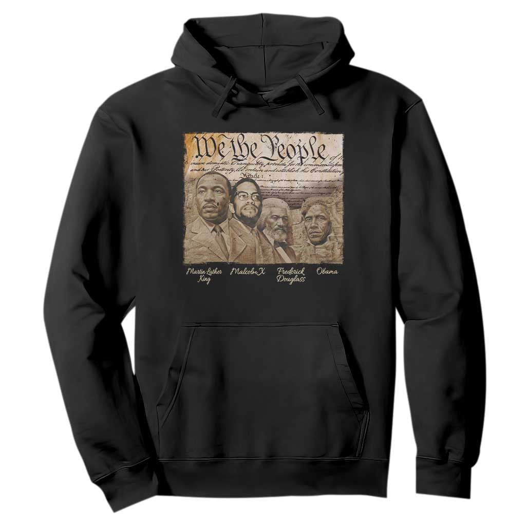 Civil Right Leaders Hoodie Martin Luther King Malcolm X Frederick Douglass Obama Black History Month