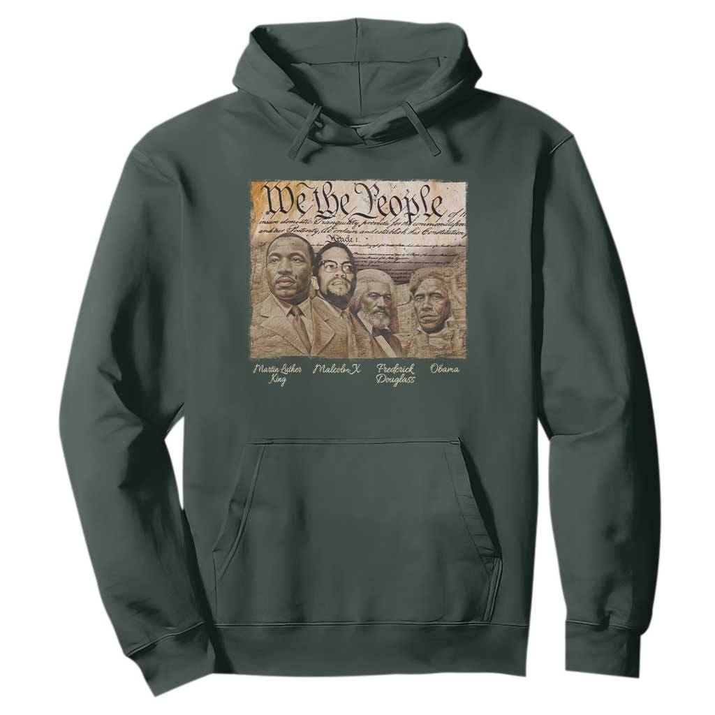 Civil Right Leaders Hoodie Martin Luther King Malcolm X Frederick Douglass Obama Black History Month