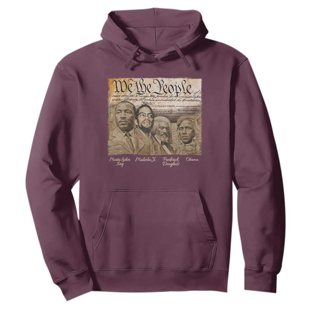 Civil Right Leaders Hoodie Martin Luther King Malcolm X Frederick Douglass Obama Black History Month