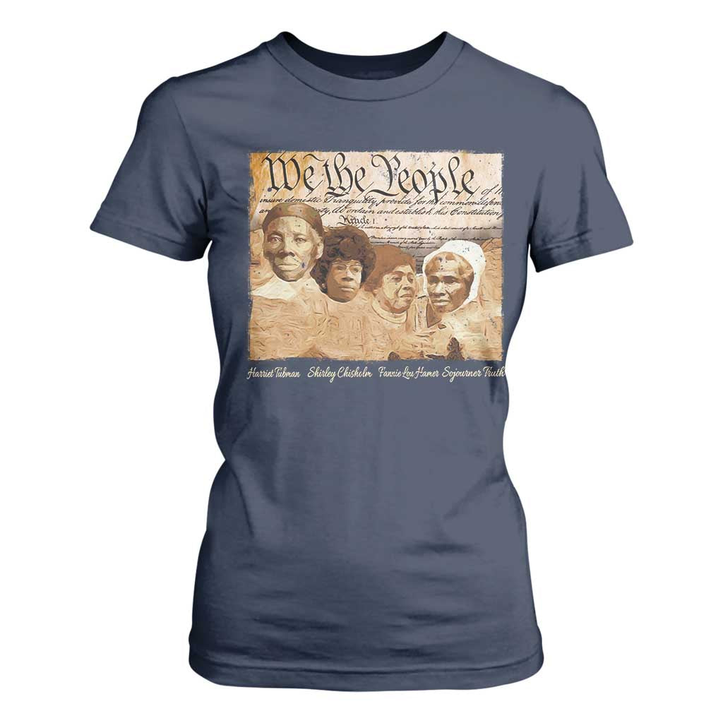 Black Women Leaders T Shirt For Women Harriet Tubman Shirley Fannie Hamer Sojourner Truth Black History Month