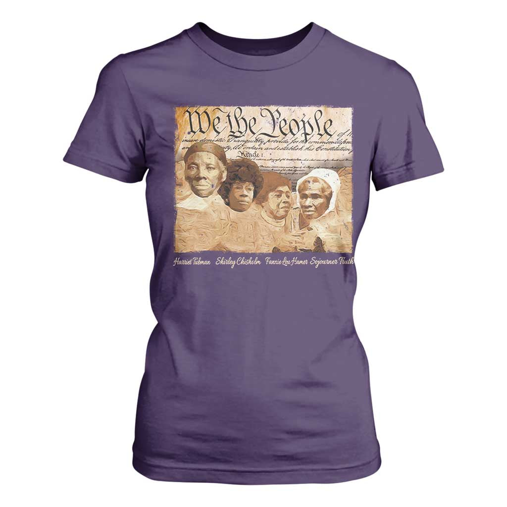 Black Women Leaders T Shirt For Women Harriet Tubman Shirley Fannie Hamer Sojourner Truth Black History Month