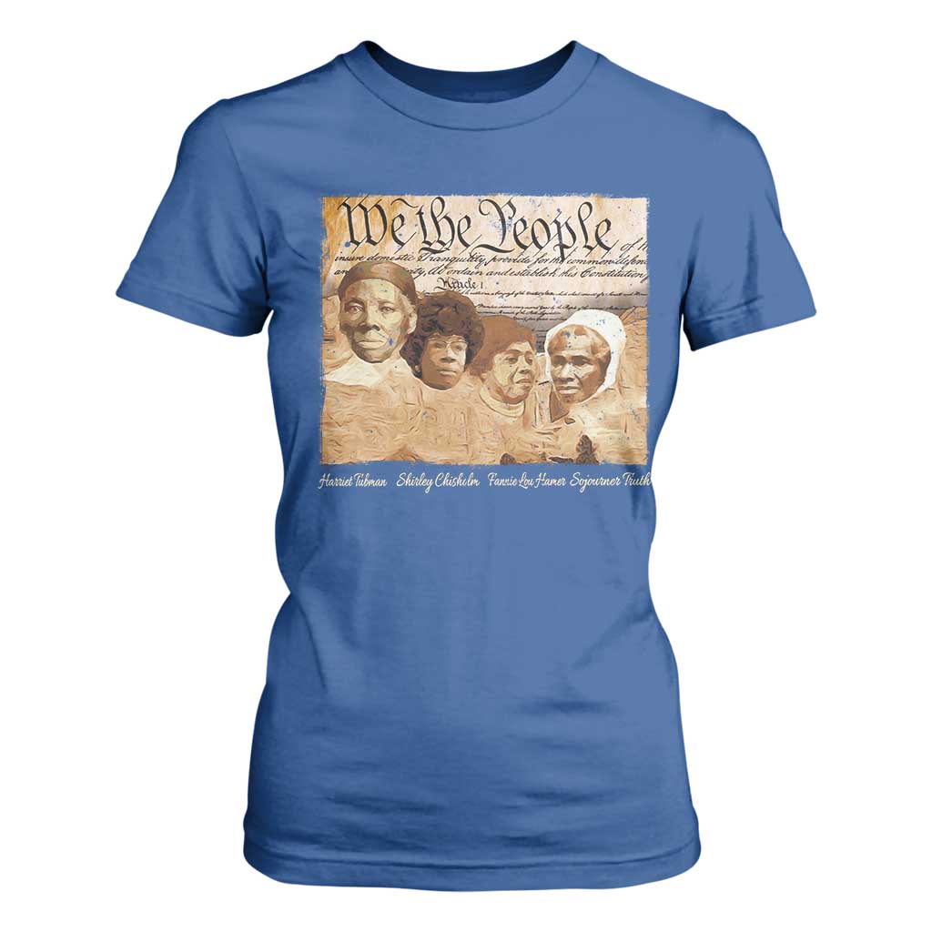 Black Women Leaders T Shirt For Women Harriet Tubman Shirley Fannie Hamer Sojourner Truth Black History Month