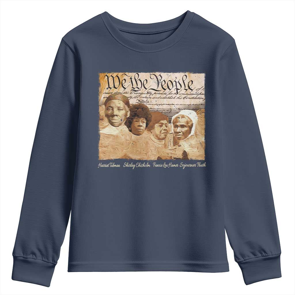 Black Women Leaders Youth Sweatshirt Harriet Tubman Shirley Fannie Hamer Sojourner Truth Black History Month