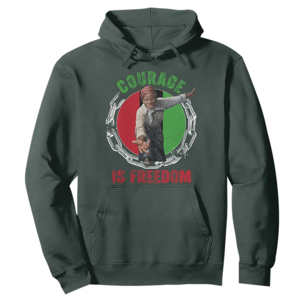 Harriet Tubman Hoodie Courage Is Freedom Black History Hero