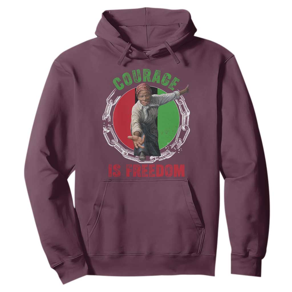 Harriet Tubman Hoodie Courage Is Freedom Black History Hero