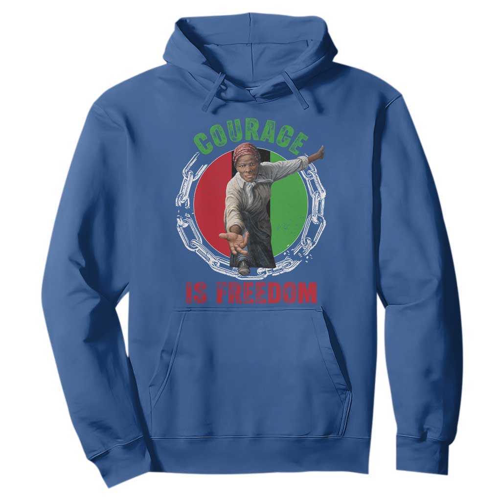 Harriet Tubman Hoodie Courage Is Freedom Black History Hero