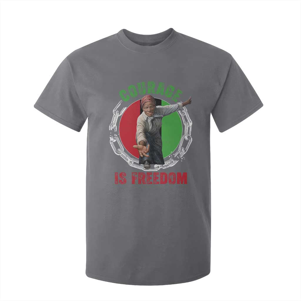 Harriet Tubman T Shirt For Kid Courage Is Freedom Black History Hero