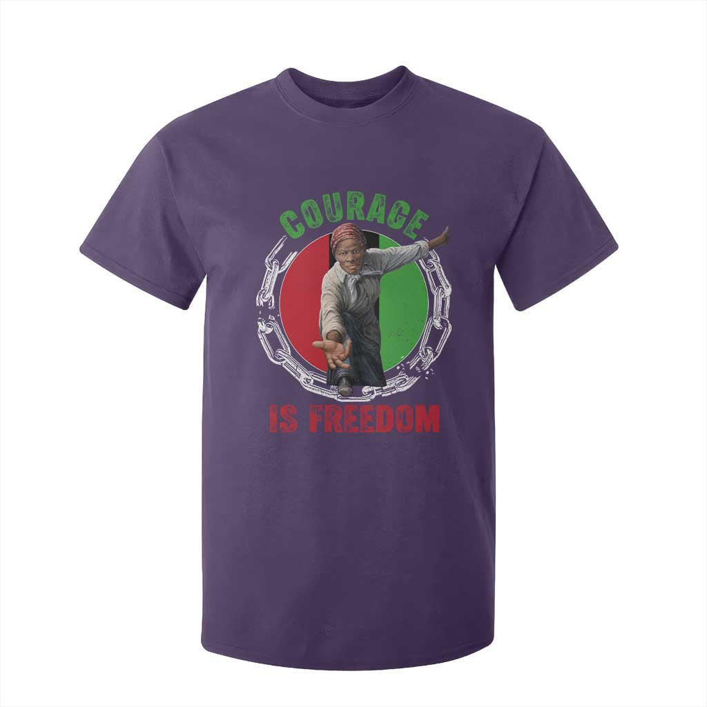 Harriet Tubman T Shirt For Kid Courage Is Freedom Black History Hero