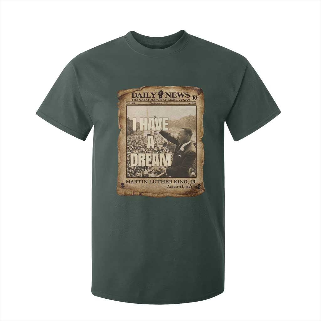 I Have A Dream Martin Luther King MLK Day T Shirt For Kid March On Washington Black History