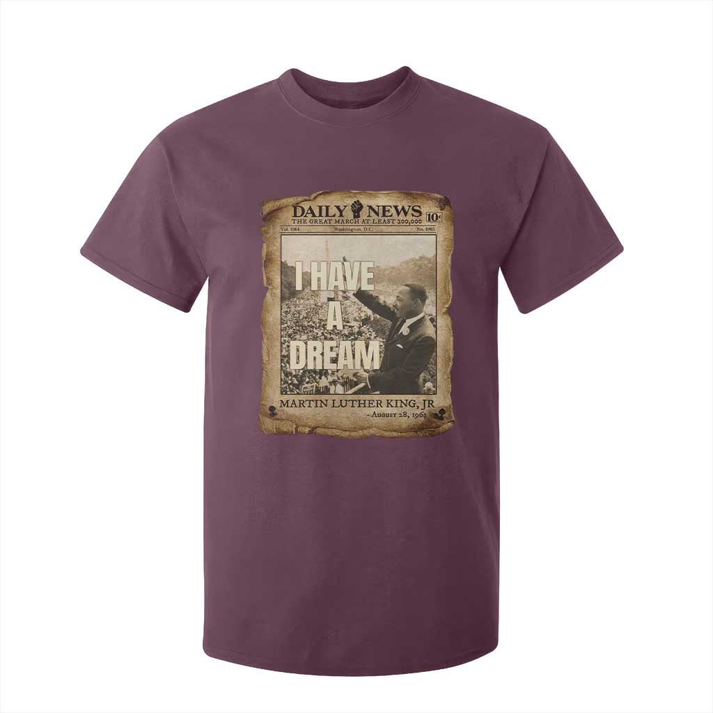 I Have A Dream Martin Luther King MLK Day T Shirt For Kid March On Washington Black History