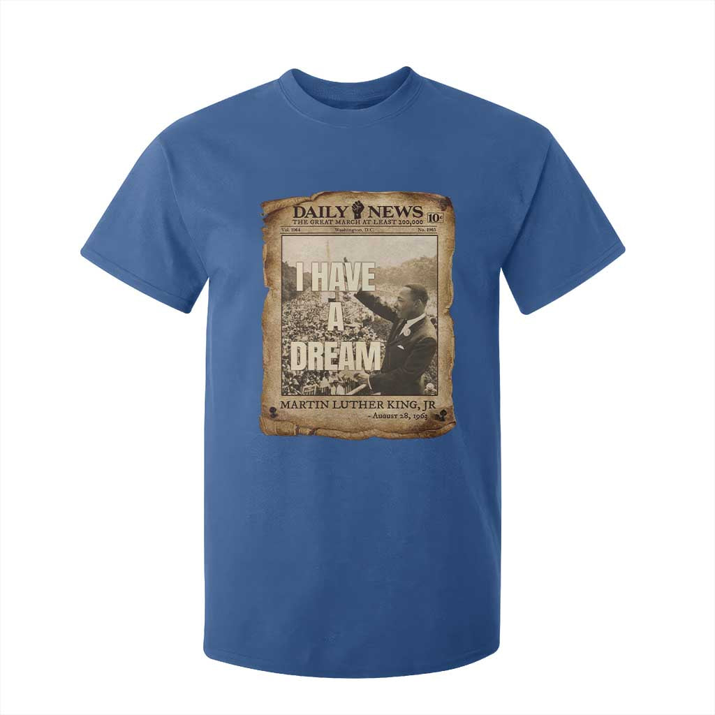 I Have A Dream Martin Luther King MLK Day T Shirt For Kid March On Washington Black History