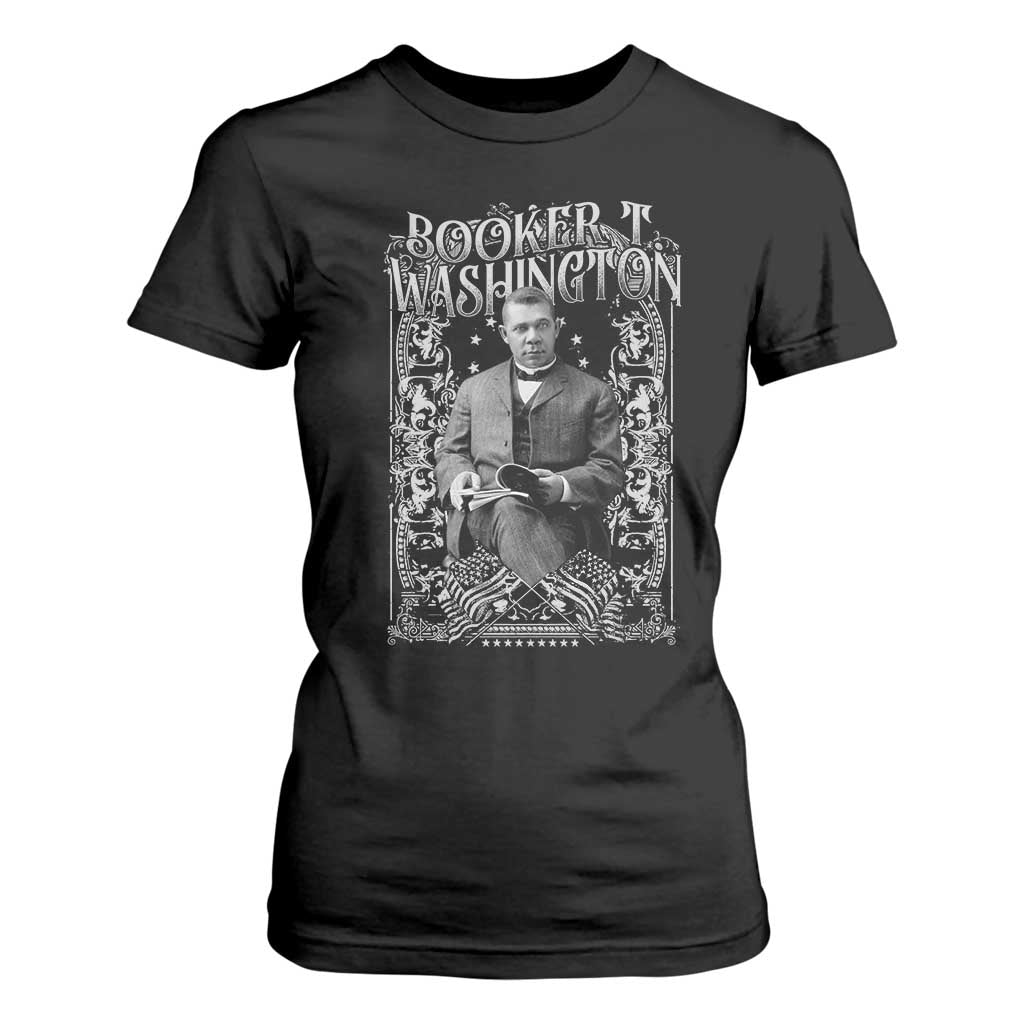 Booker Taliaferro Washington T Shirt For Women African American Educator Black History