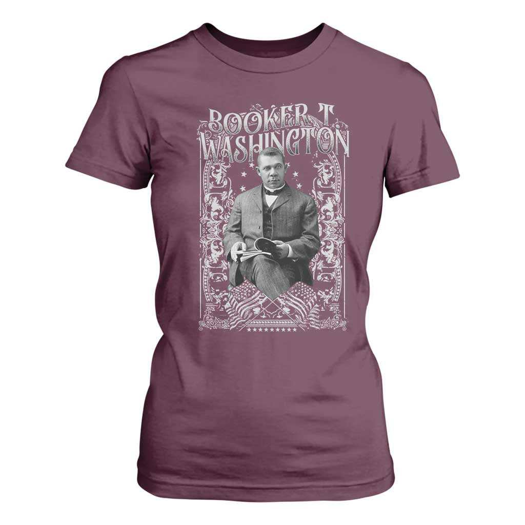 Booker Taliaferro Washington T Shirt For Women African American Educator Black History