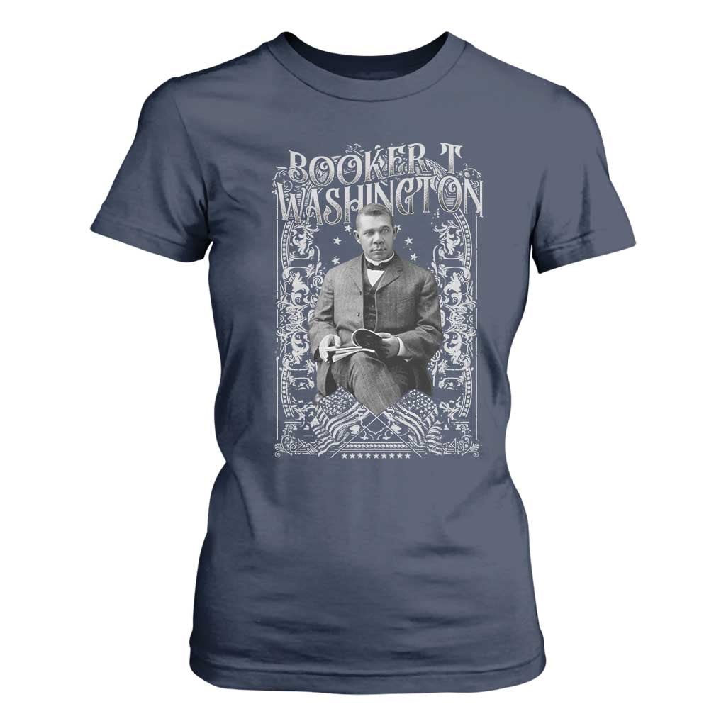 Booker Taliaferro Washington T Shirt For Women African American Educator Black History