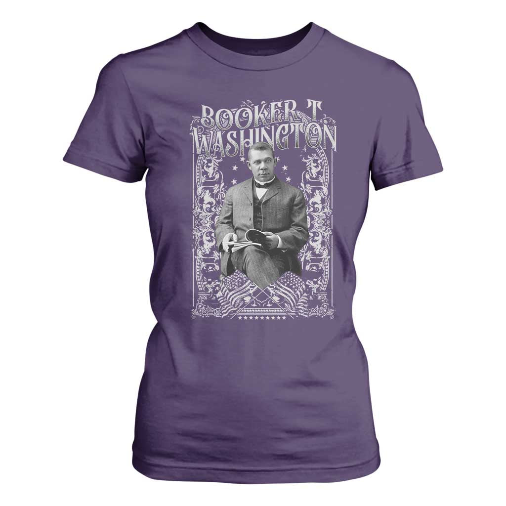 Booker Taliaferro Washington T Shirt For Women African American Educator Black History