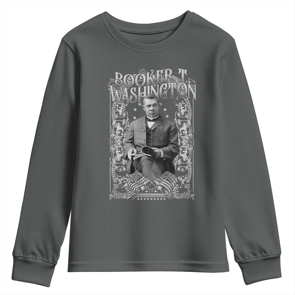 Booker Taliaferro Washington Youth Sweatshirt African American Educator Black History