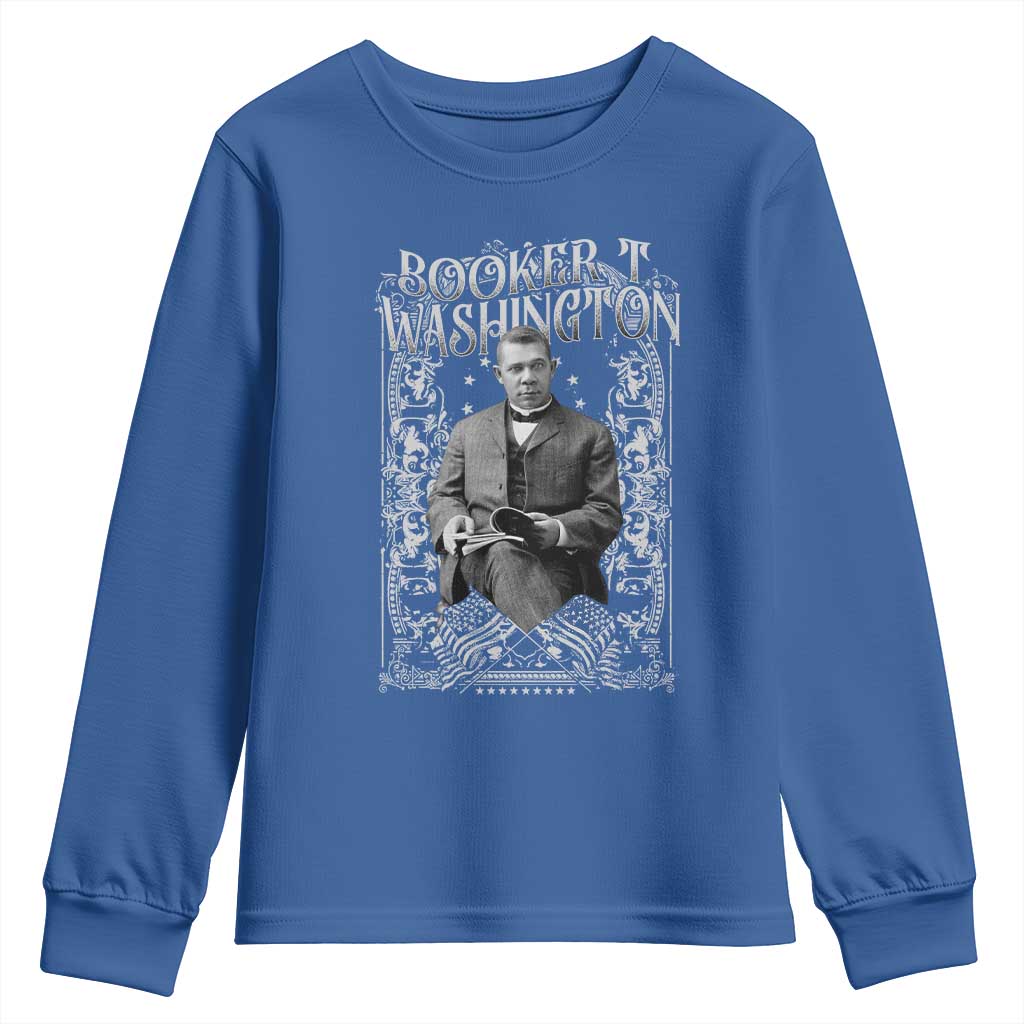Booker Taliaferro Washington Youth Sweatshirt African American Educator Black History