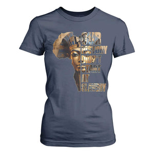 Our History Didn't Start At Slavery T Shirt For Women Black History Ancient Egyptian