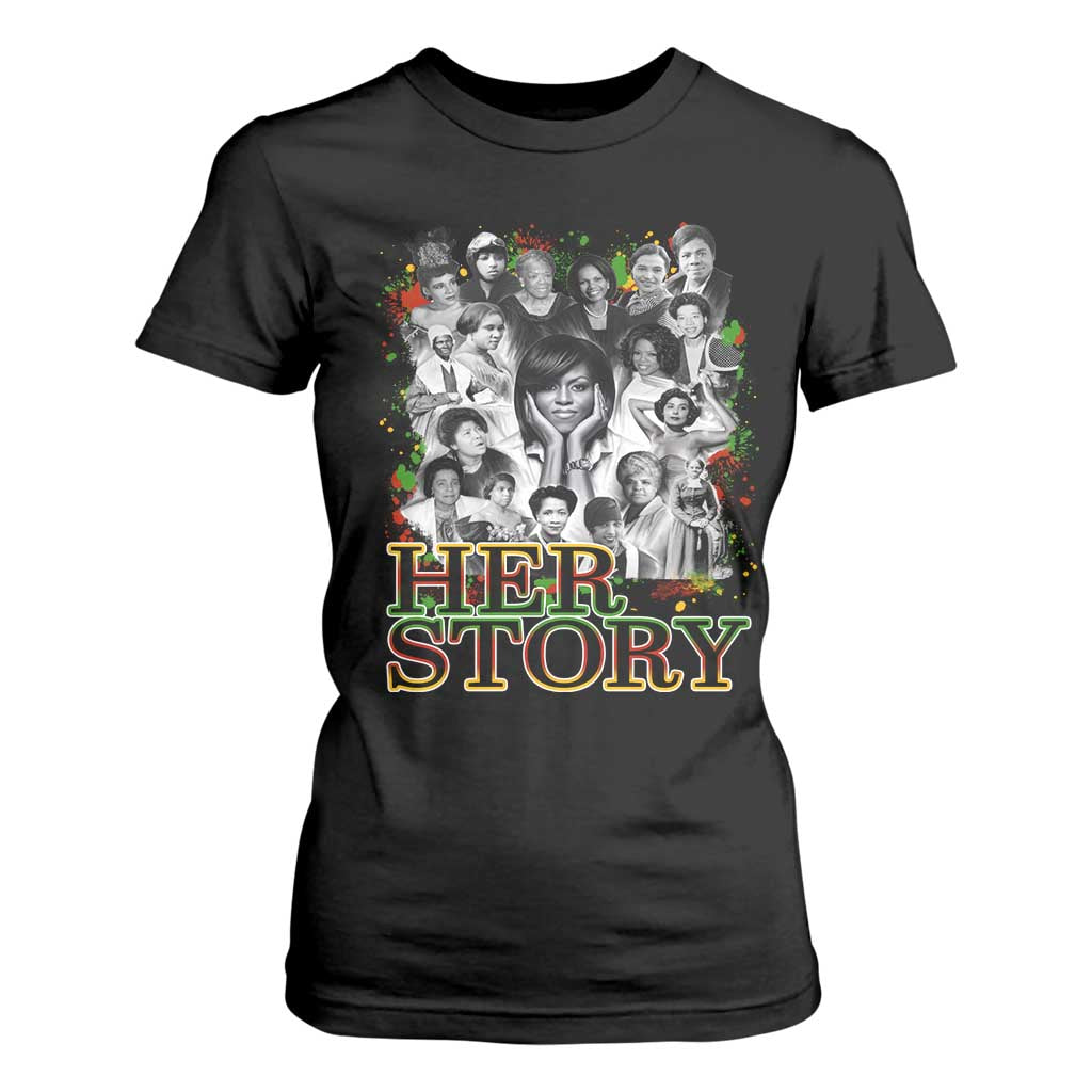 Black Women History T Shirt For Women Her Story African American Month