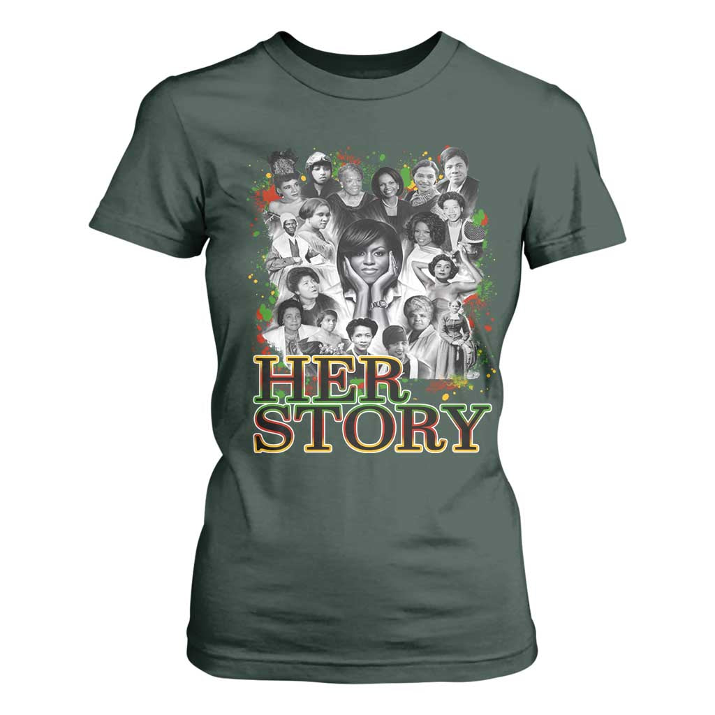 Black Women History T Shirt For Women Her Story African American Month
