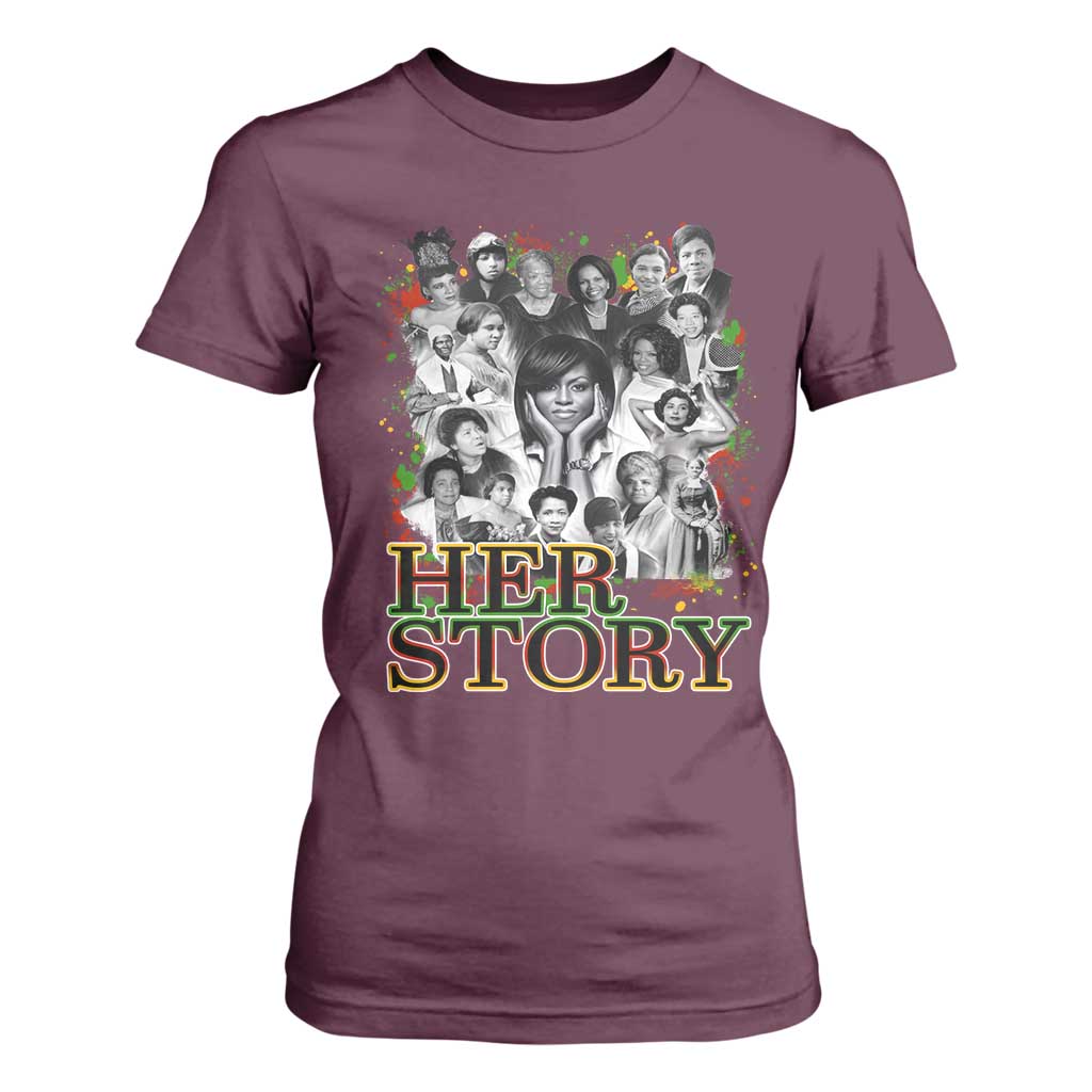 Black Women History T Shirt For Women Her Story African American Month