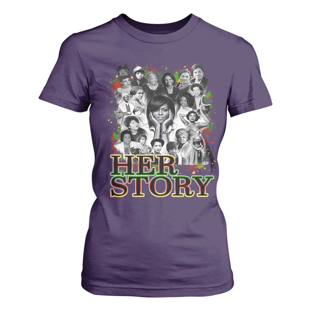 Black Women History T Shirt For Women Her Story African American Month