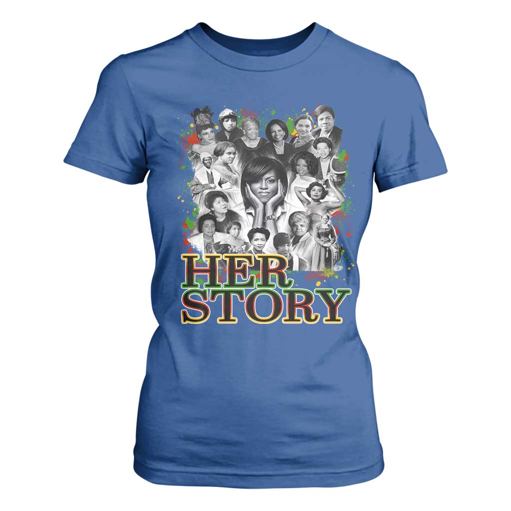 Black Women History T Shirt For Women Her Story African American Month