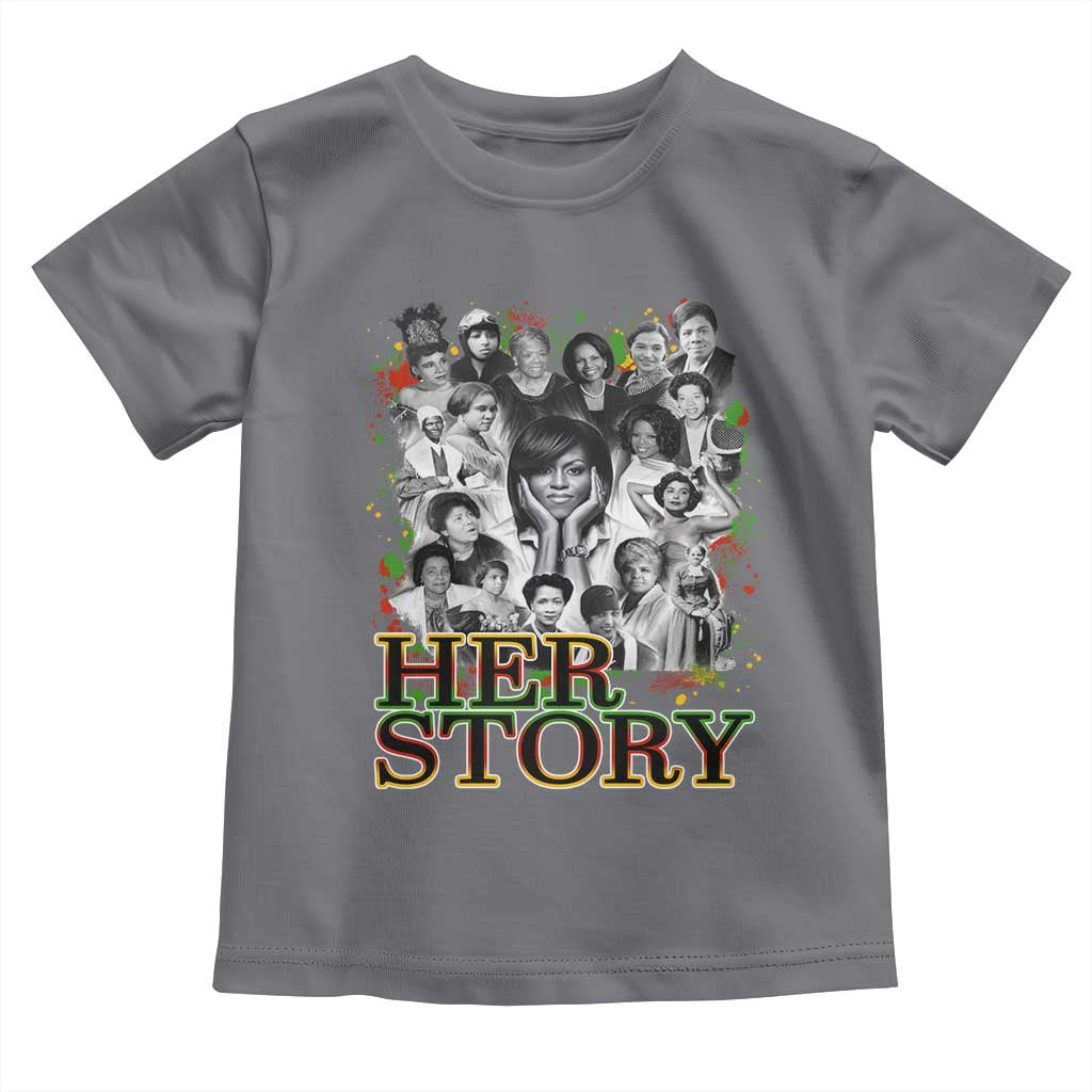 Black Women History Toddler T Shirt Her Story African American Month