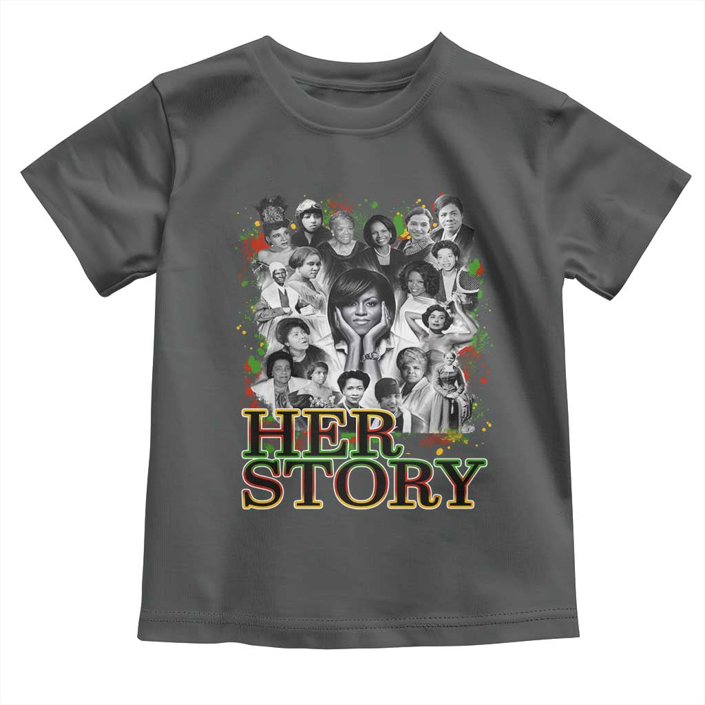 Black Women History Toddler T Shirt Her Story African American Month