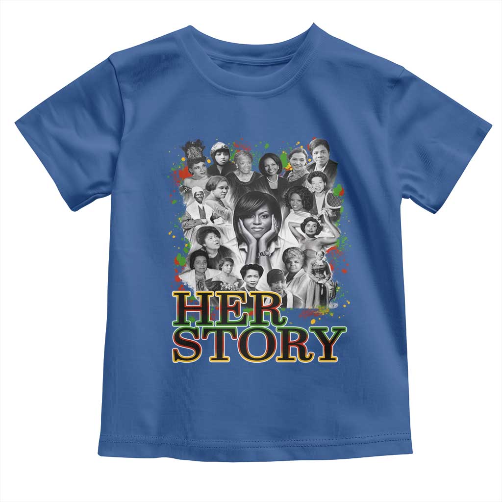 Black Women History Toddler T Shirt Her Story African American Month