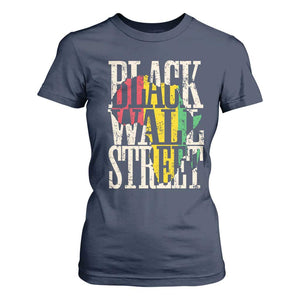 Black Wall Street T Shirt For Women Tulsa Oklahoma Black History Month Africa Map African American Heritage