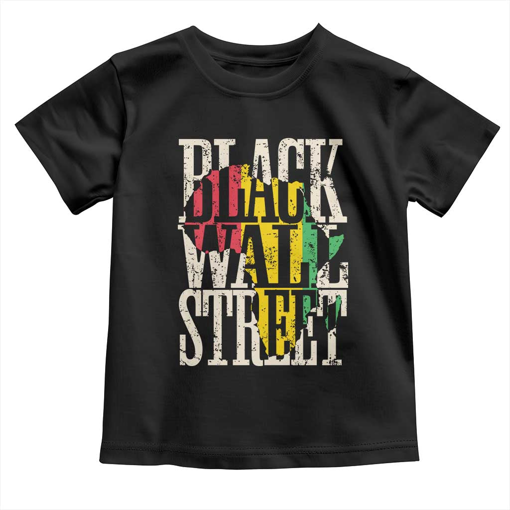 Black Wall Street Toddler T Shirt Tulsa Oklahoma Black History Month Africa Map African American Heritage