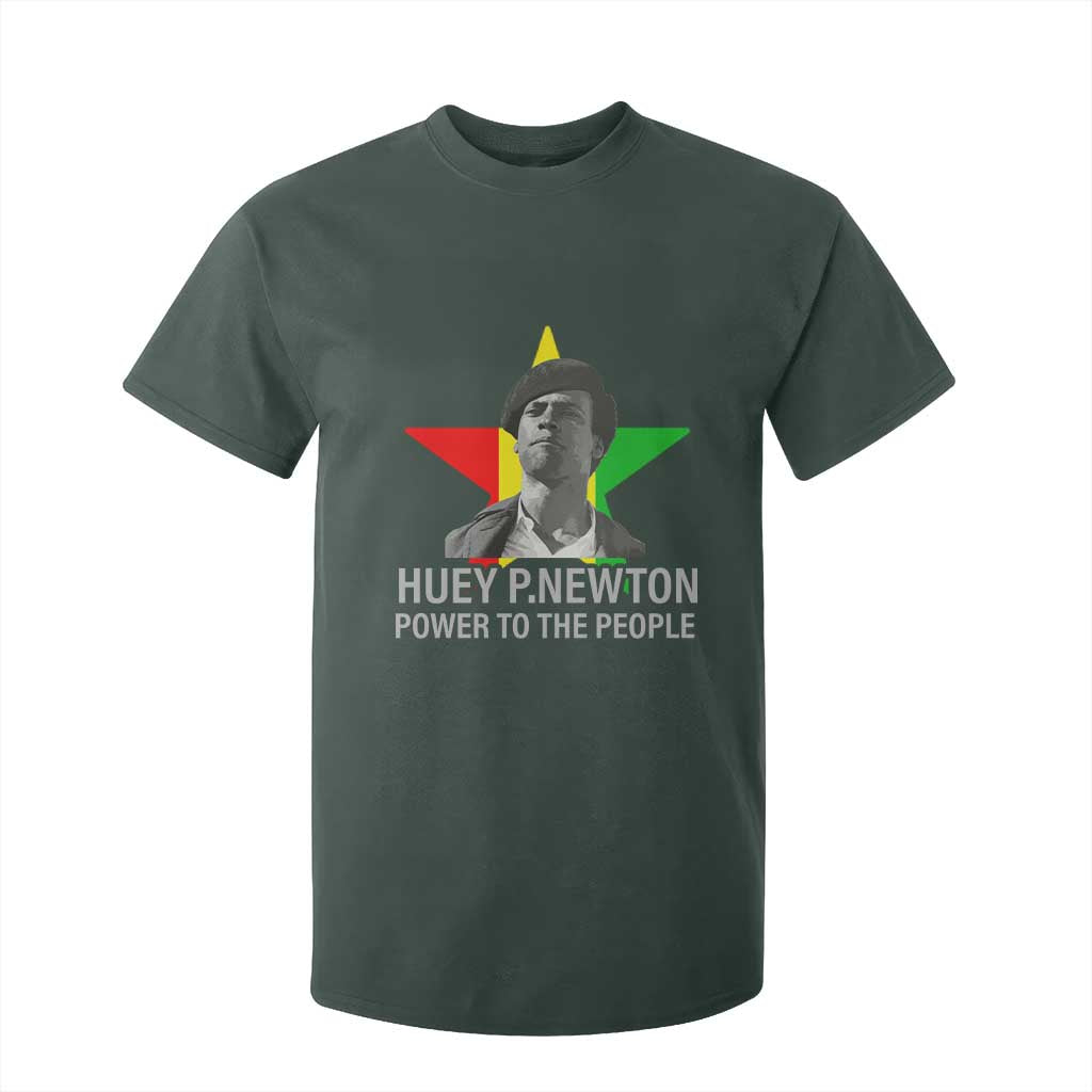 Huey P.Newton Power To The People T Shirt For Kid Black Panther Party Black History