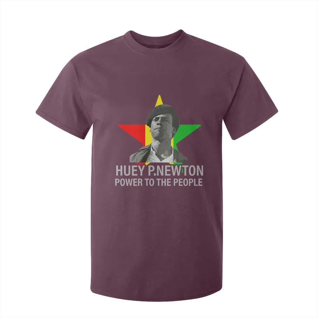 Huey P.Newton Power To The People T Shirt For Kid Black Panther Party Black History