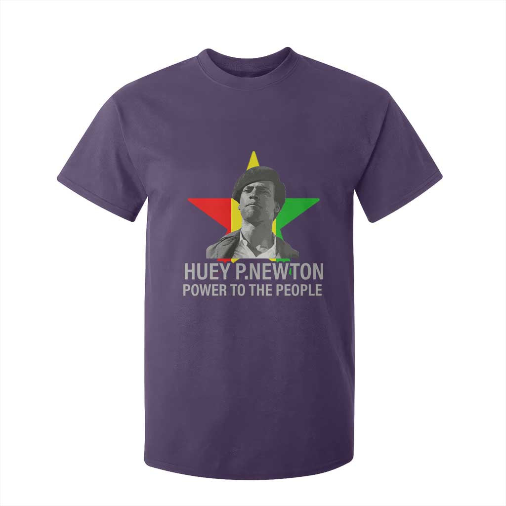 Huey P.Newton Power To The People T Shirt For Kid Black Panther Party Black History