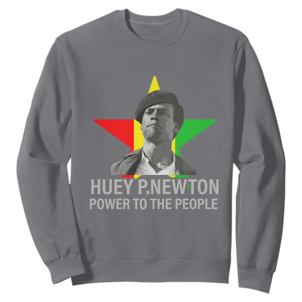 Huey P.Newton Power To The People Sweatshirt Black Panther Party Black History