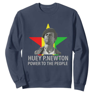 Huey P.Newton Power To The People Sweatshirt Black Panther Party Black History